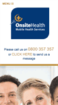 Mobile Screenshot of onsitehealth.co.nz